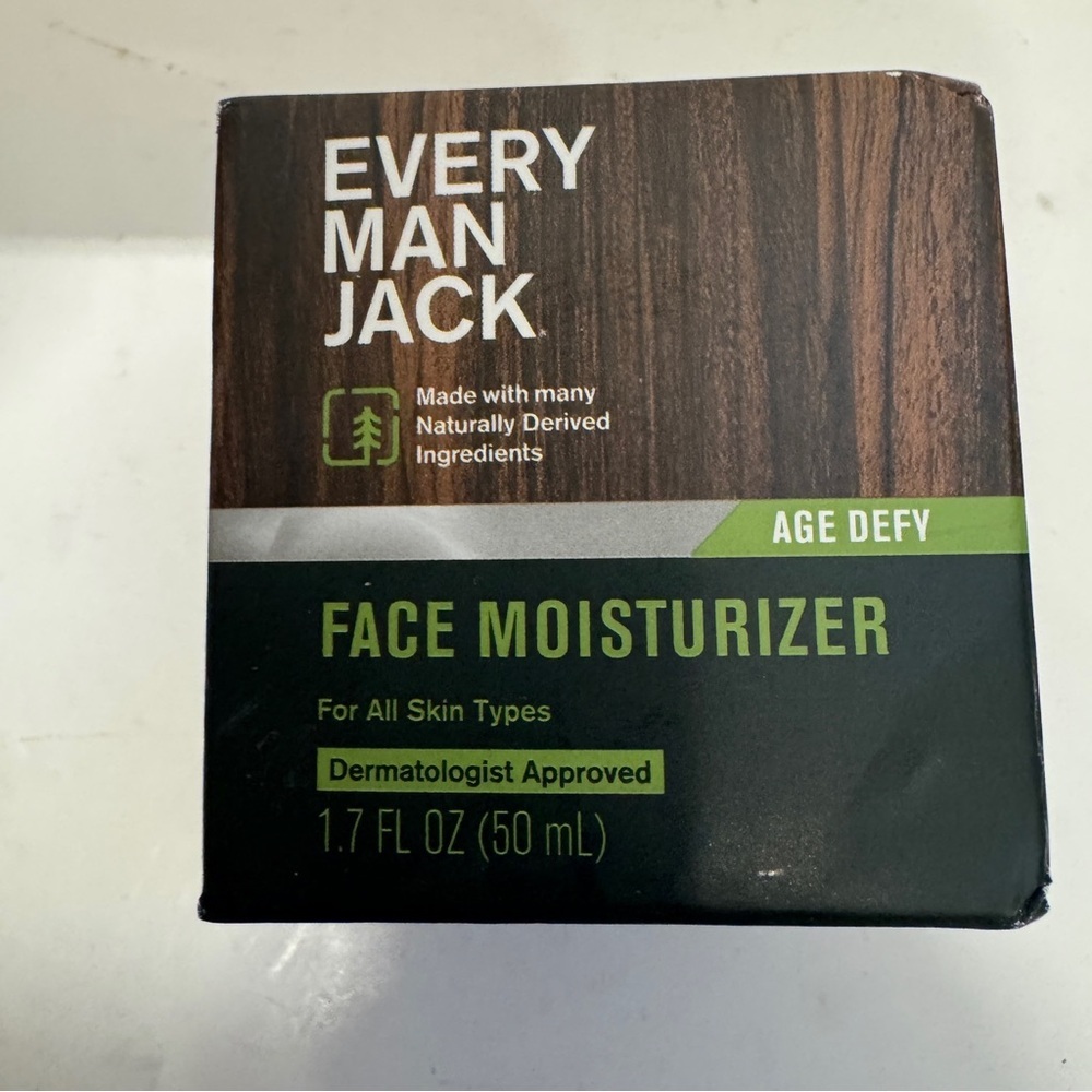 Every Man Jack Face Moisturizer Cream Age Defy 1.7 OZ